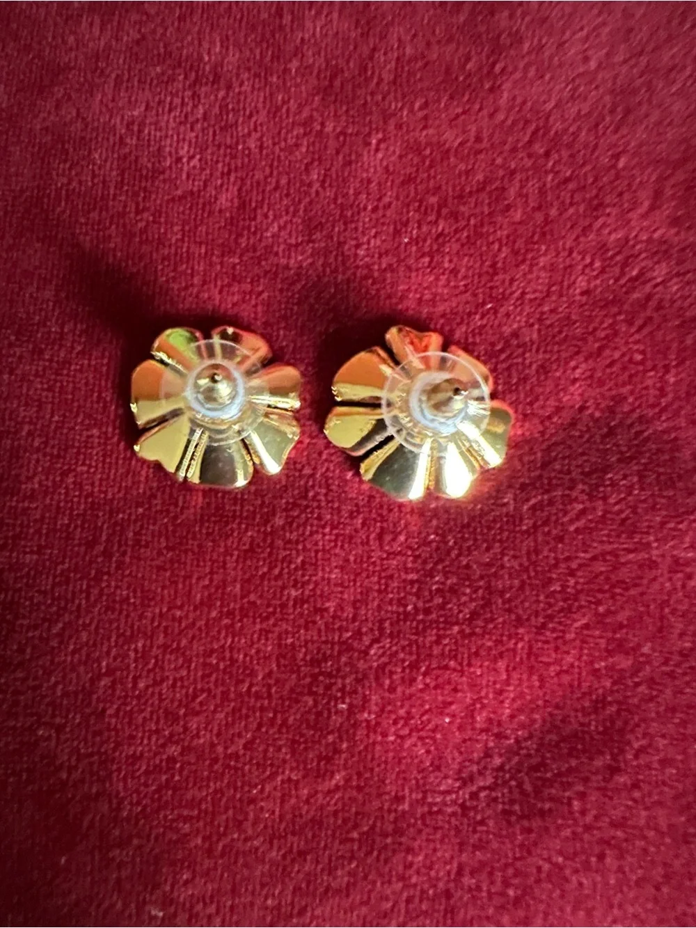 Vintage Kate Spade Gold-Plated Turquoise Flower Stud Earrings Never Use